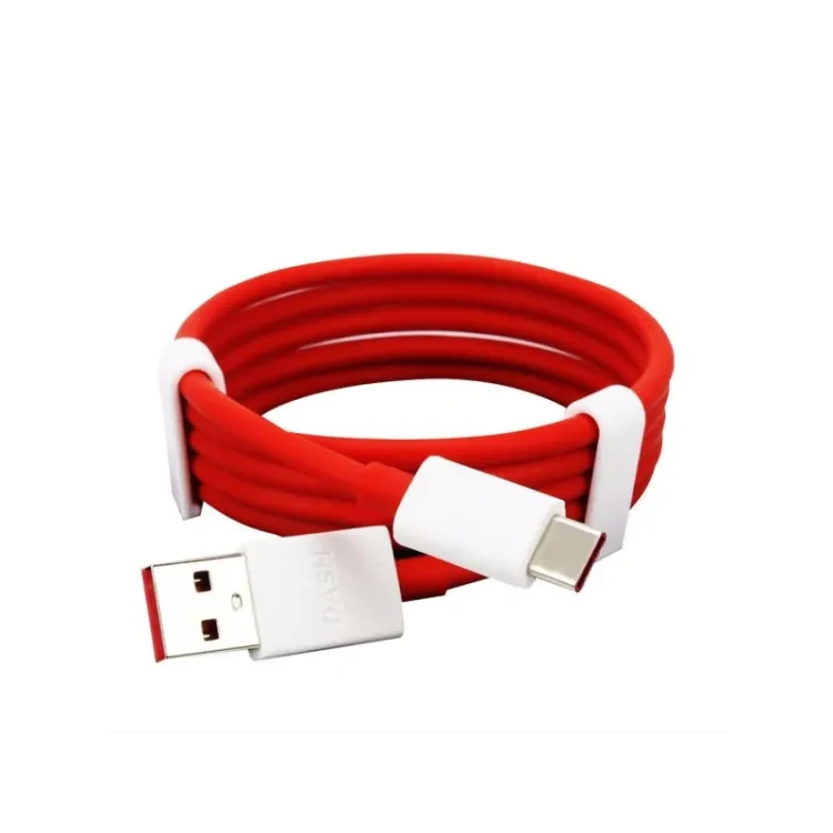 Oneplus Warp / Dash Charging Type C Data Cable - Red