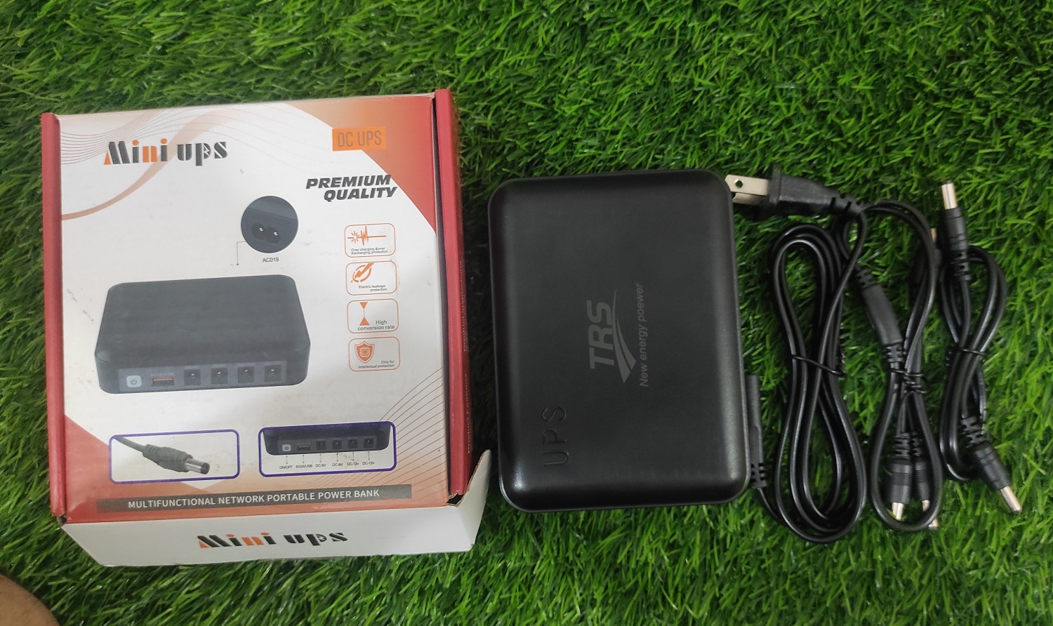 TRS Mini UPS 7500mAh 5V-9V-12V-12V Output for Router, ONU, CCTV