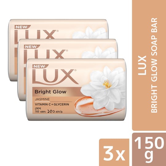 Lux Soap Bar Bright Glow 150g (3p)