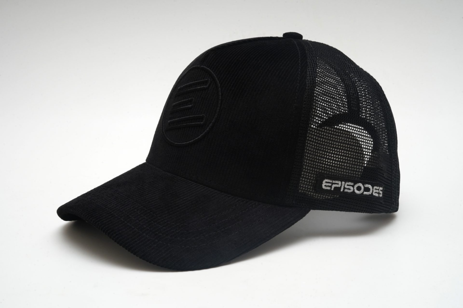 Episodes Black Corduroy Trucker Cap