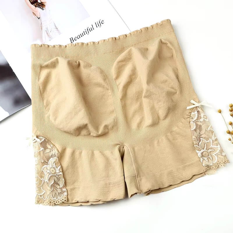 High Waist Belly Lift Hip Three Point Shorts