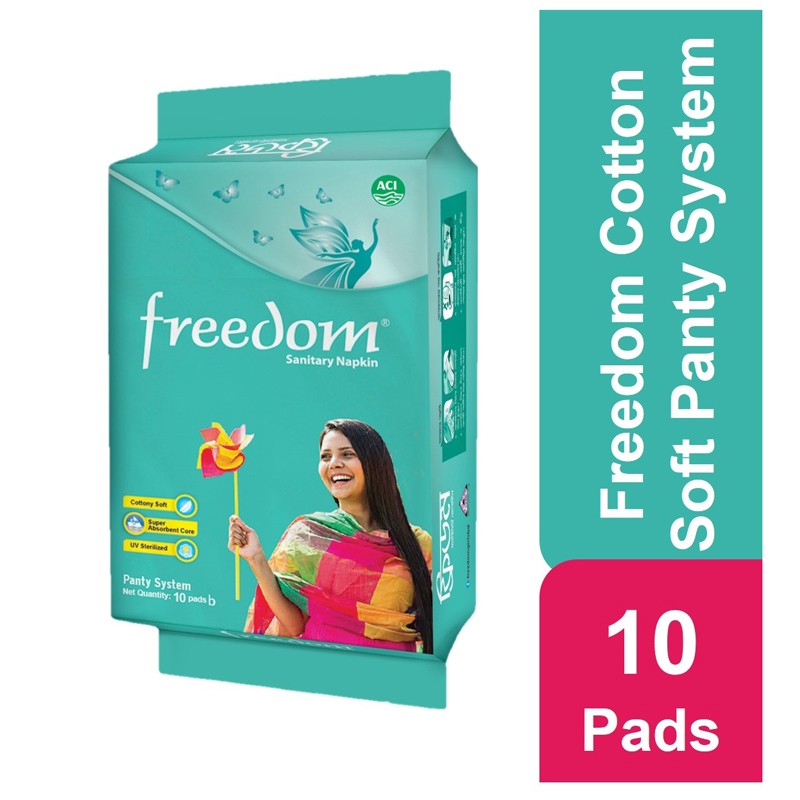 Freedom Sanitary Napkin Pant System 10 pads