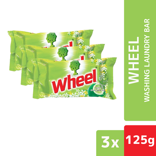 Wheel Washing Laundry Bar 125g 3pcs
